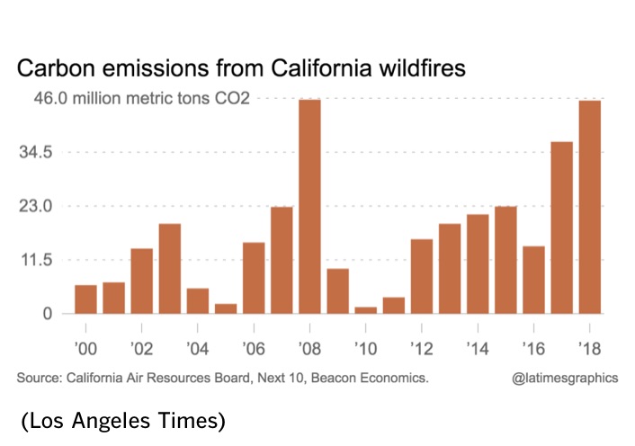 CA wild fire carbon